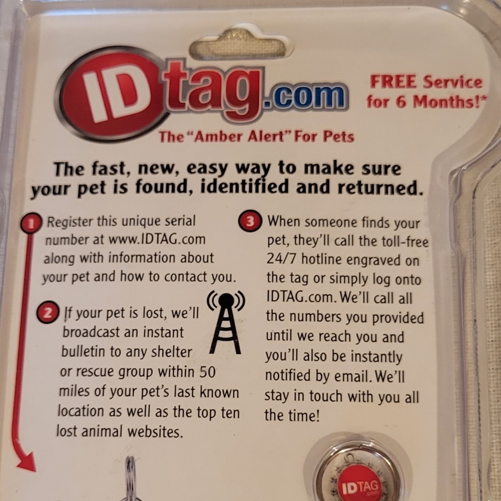 ❤️🐕  Host Pick 🐕❤️ IDtag.com Medium Dog Tag - Picture 4 of 6